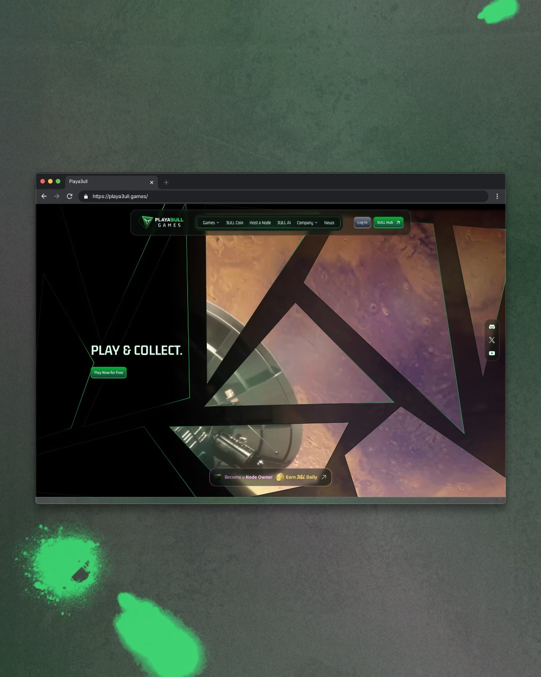 PLAYA3ULL website and brand design